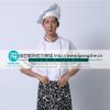 庞哲厨师服短袖厨房工衣男女工作服短袖上衣厨师服套装食堂餐厅制服